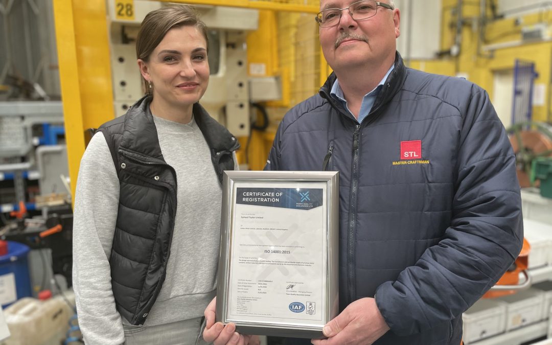 STL gain ISO 14001:2015 environmental standard